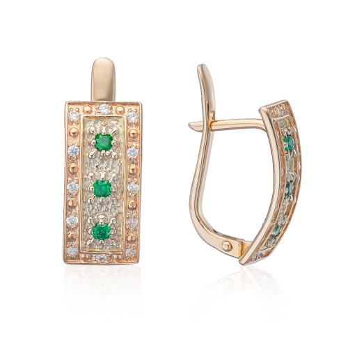 Серьги_кварц_зеленый